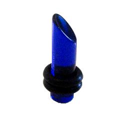 Ecarteur Cylindrique Bleu Saphir Acrylique