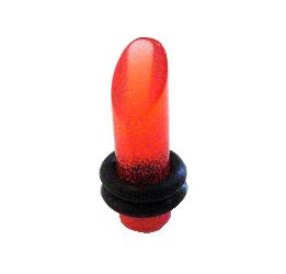 Ecarteur Cylindrique Rouge Rubis Acrylique